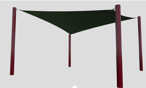 Shade Structures — Hybar 4 post fabric sail