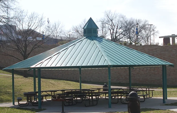 Shade Structures — Octagon roof shelters