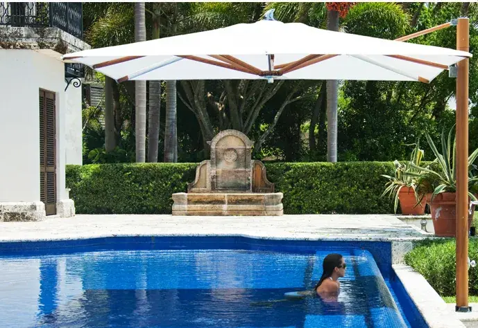 Commercial Umbrellas — cantilever pool shade