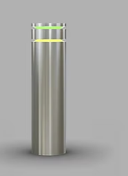 Bollards — lighted security bollard with dual light rings