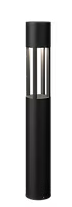 Bollards — lighted modern cylindrical bollard