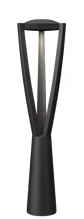 Bollards — lighted sculptural wishbone bollard