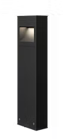 Bollards — lighted solid rectangular bollard