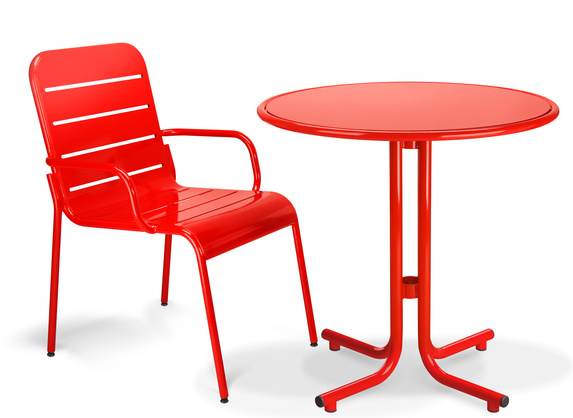 Pool Furniture — cafe chair VS1 with matching table