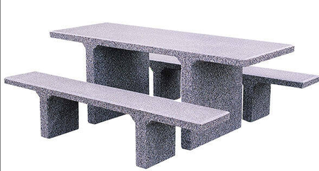 Picnic Tables — Concrete Picnic Table Set P-WU2