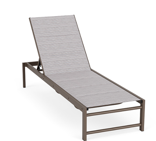 Pool Furniture — P-LC-2 sling mesh chaise lounge
