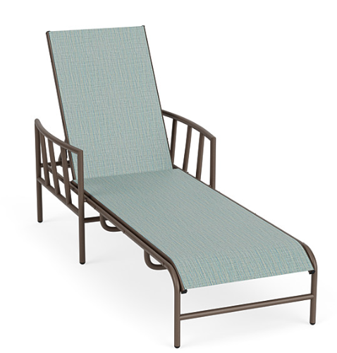 Pool Furniture — P-LC-3 padded sling chaise lounge