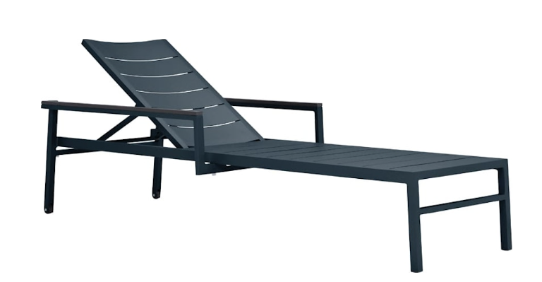 Pool Furniture — P-LC-5 sling chaise with head cushion